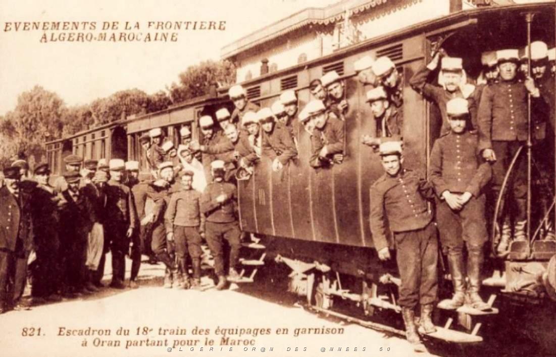 BIVEN Georges - 028- Oran- Gare- Depart pour la frontiere.jpg